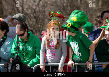 Decked out in green for St. Patrick's Day, Rick Feliciano, 55, of