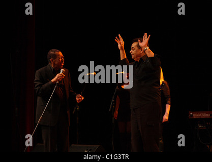 Ben E King and Gary US Bonds Performing lIve 2011 Stock Photo