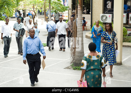 Samora avenue scene dar es salaam tanzania Stock Photo