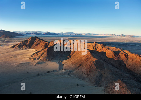 Mountain range. Namib desert, Naukluft National Park, Namibia. Stock Photo