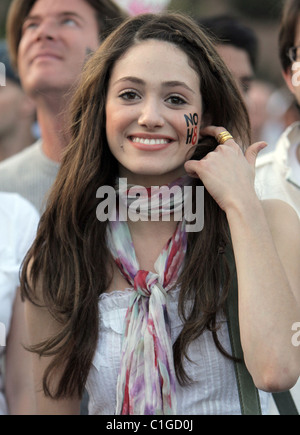 Emmy Rossum Celebrities participate in a march against Proposition 8 ...