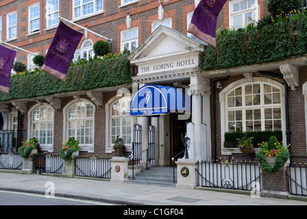 The Goring Hotel in Beeston Place, Belgravia, London, England Stock Photo