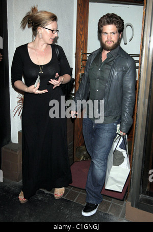 Jack Osbourne And Melinda Varga Leave Madeo s Restaurant After Having jack-osbourne-and-melinda-varga-leave-madeo-s-restaurant-after-having