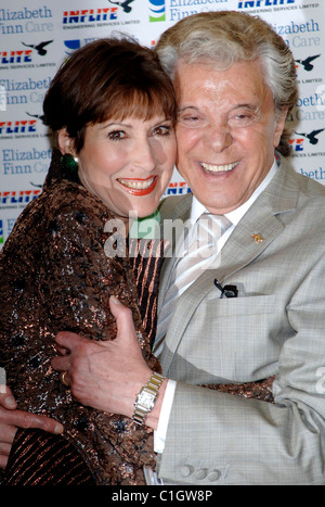 Lionel Blair and Anita Harris Lionel Blair celebrates 60 years in showbusiness at the Dorchester hotel London, England - Stock Photo