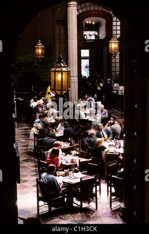 Mexico Federal District Mexico City historical center listed as World Heritage by UNESCO Sanborns Restaurant in Casa de los Stock Photo