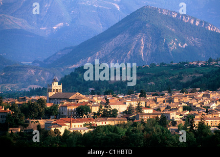 France, Drome, little town of Die Stock Photo