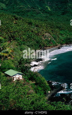 France, French Polynesia, Marquisas Islands, Island of Hiva Hoa, eia one beach Stock Photo
