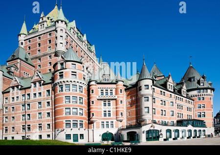 Fairmont Chateau Frontenac in Quebec, Canada Stock Photo