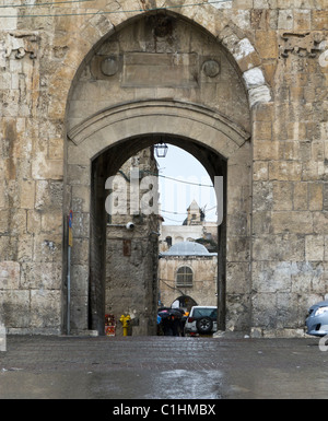 Gates of Jerusalem, St Stephen's Gate Stock Photo