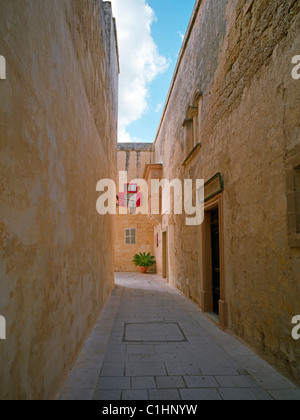 Mdina, Malta (Street Scene) Stock Photo