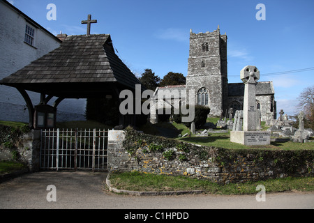 Lawhitton Church near Launceston Cornwall England UK Stock Photo