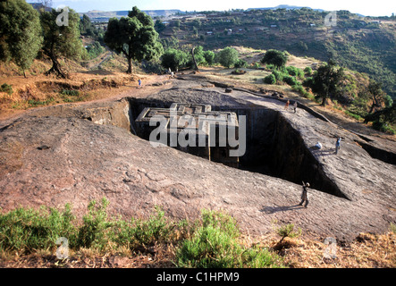 Bet Giorgis (St. George Church), Lalibela, Ethiopia Stock Photo