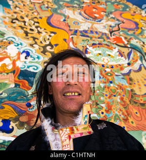 Portrait tibetan nomad hi-res stock photography and images - Alamy