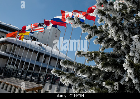 sestriere, italy Stock Photo