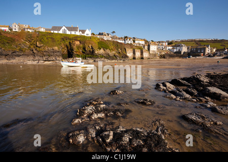 Veiws of Port Isaac, Cornwall. Used as the setting for the TV series 'Doc Martin'. Stock Photo