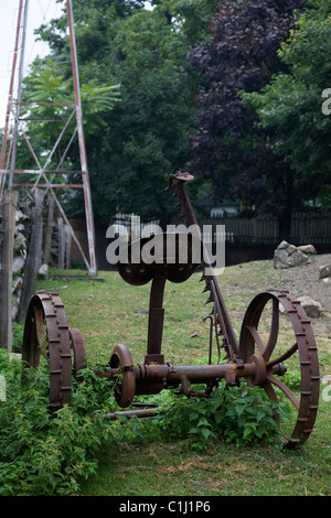 Old Rusted Tractor Stock Photo