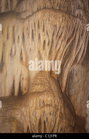 The Avshalom Stalactite Cave Nature Reserve Stock Photo