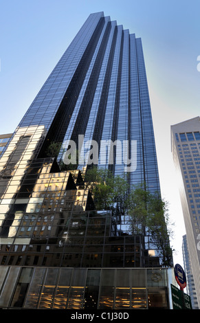 Trump Tower on 5th Avenue Stock Photo