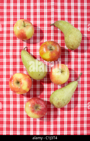 Apples and Pears Stock Photo