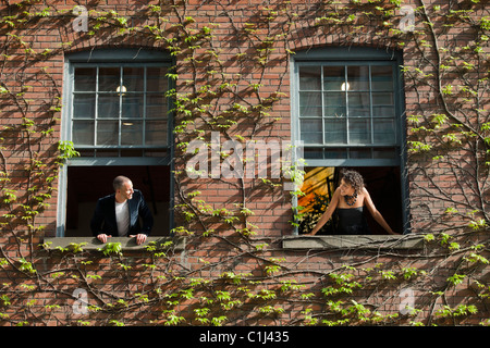 Couple, Toronto, Ontario, Canada Stock Photo