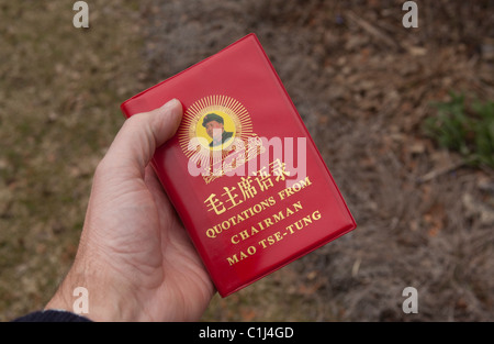 Quotations from Chairman Mao Tse-Tung. 'The Little Red Book' . Stock Photo