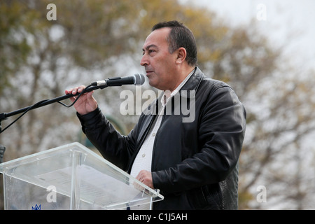 Israel, Southern District, Netivot (founded 1956) Mayor Yechiel Zohar 2011 Stock Photo