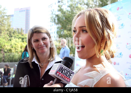 Hayden Panettiere LG Mobile Phones and Hayden Panettiere host the LG Xenon Splash pool party at the W Hotel Los Angeles, Stock Photo