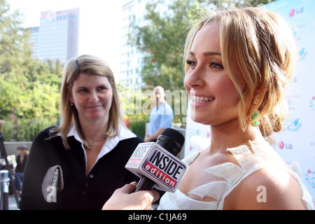 Hayden Panettiere LG Mobile Phones and Hayden Panettiere host the LG Xenon Splash pool party at the W Hotel Los Angeles, Stock Photo