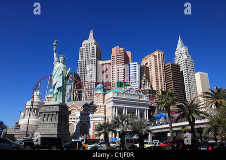 USA, Nevada, Las Vegas, New York - New York, hotel, casino, Stock Photo