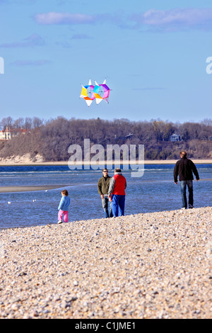 People on beach, Stony Brook, Long Island, NY Stock Photo - Alamy