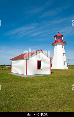 Cap D'Espoir Lighthouse, Quebec, Canada Stock Photo - Alamy
