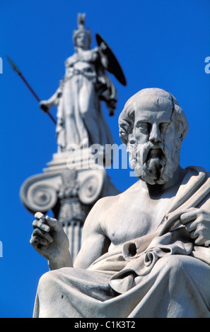 Greece, Athens, Arts Academy Stock Photo