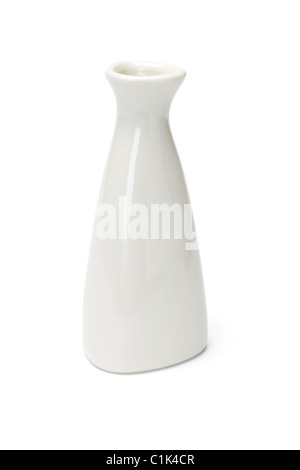 Chinese porcelain vase isolated on white background Stock Photo