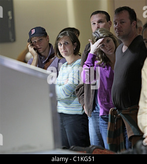 Brian Littrell collecting his luggage at LAX airport Los Angeles, California - 22.06.09 Agent 47/ Stock Photo