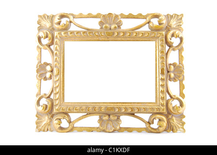 Rectangular Metallic Frame Metallic rectangular frame with vintage metal details and retro rivets ...