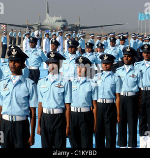 Graduation Parade held at Indian Air Force Academy Hyderabad, India - 20.12.08 Stock Photo