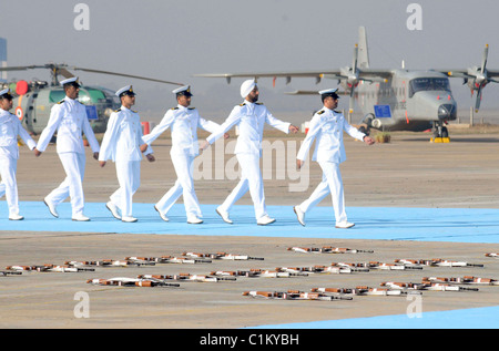 Graduation Parade held at Indian Air Force Academy Hyderabad, India - 20.12.08 Stock Photo