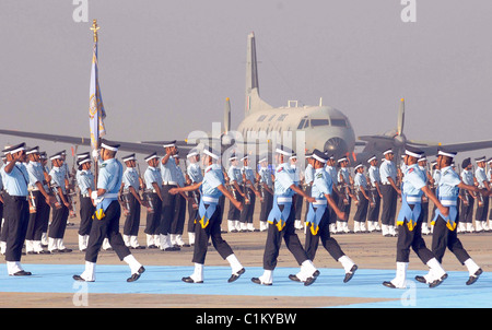 Graduation Parade held at Indian Air Force Academy Hyderabad, India - 20.12.08 Stock Photo