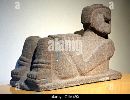 Chac Mool  Mayan God Of Rain Anthropological Museum Mexico City Stock Photo