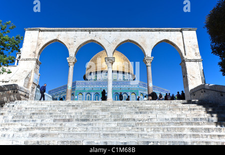 Israel, Jerusalem, the gateway to the Temple Mount (Har Habait) Stock Photo