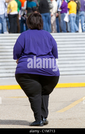 Obese woman. Stock Photo