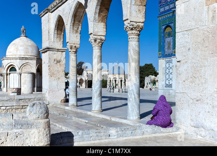 Israel, Jerusalem, a gateway to the Temple Mount (Har Habait) Stock Photo