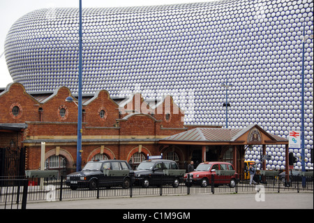 Birmingham's Moor Street Station and the famous Bullring building Birmingham England UK Stock Photo