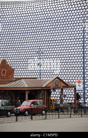 Birmingham's Moor Street Station and the famous Bullring building Birmingham England UK Stock Photo