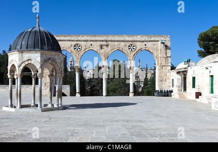 Israel, Jerusalem, a gateway to the Temple Mount (Har Habait) Stock Photo