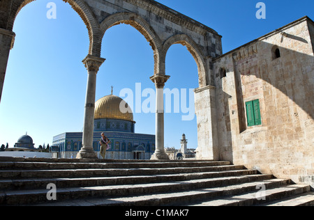 Israel, Jerusalem, a gateway to the Temple Mount (Har Habait) Stock Photo