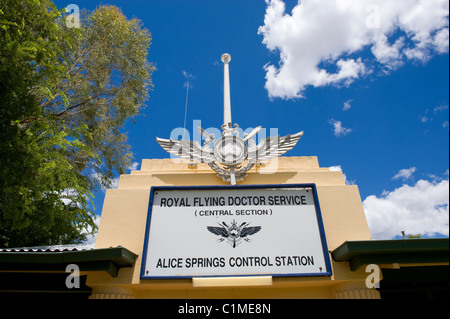 The Royal Flying Doctor Service Control Station at Alice Springs Stock Photo