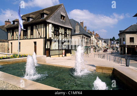 France, Cher, Sologne, Aubigny sur Nere Stock Photo