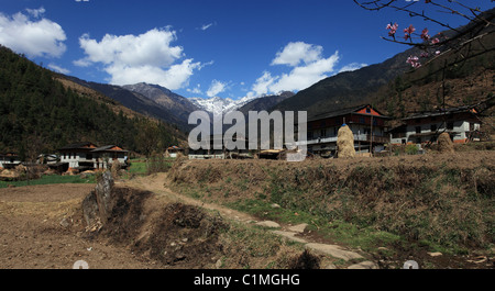 Nepali landscape Nepal Himalaya Stock Photo