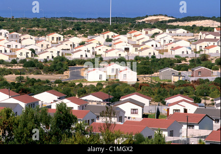 South Africa, Cape Town, Khayelitsha township, new housing construction Stock Photo